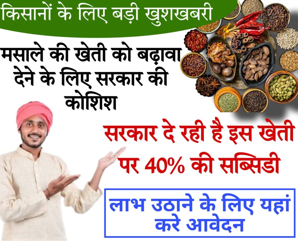govt schemes for farmers किसानों के लिए खुशखबरी! इस खेती पर सरकार दे रही 40% की सब्सिडी